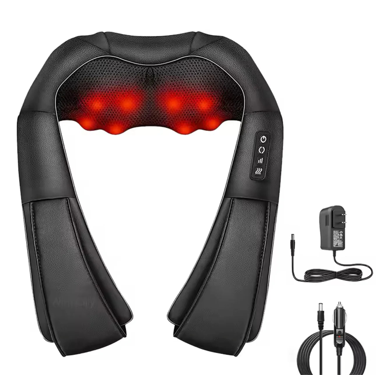 Shiatsu-Heated Neck and Shoulder Massager